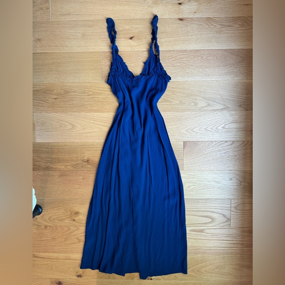 Wilfred Blue Maxi Dress size 2 - Picture 4 of 4